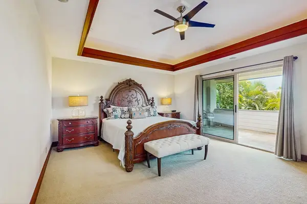 Spacious master bedroom with king bed and your own private lanai.