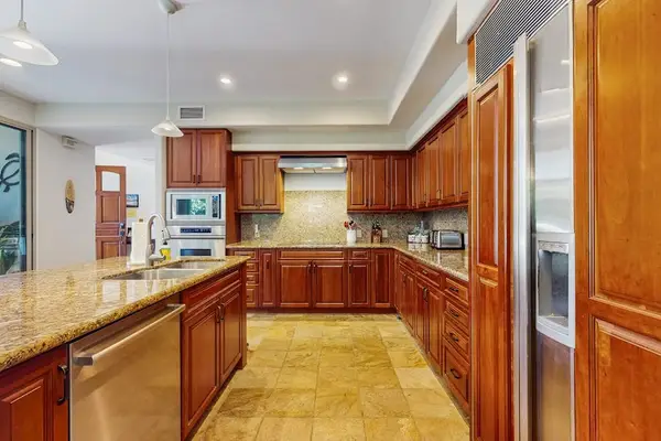 Upgraded kitchen with all of the amenities and stainless steel appliances.