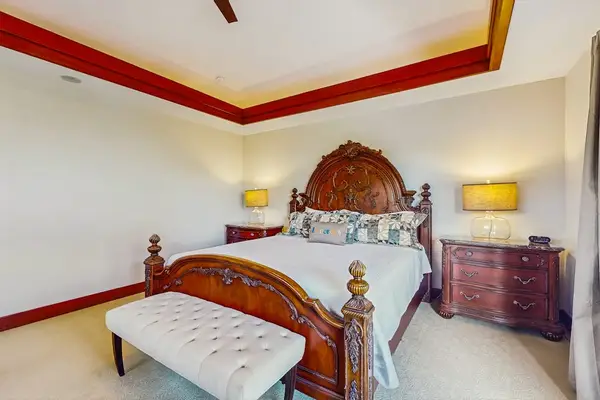 Spacious master bedroom with king bed and your own private lanai.