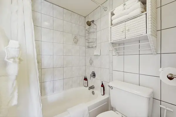Full Bathroom With Tub And Shower