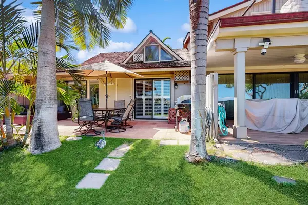A warm tropical entrance welcomes you to your island getaway.