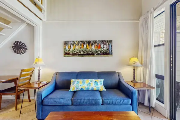 Relaxing Blue Sofa Lounge