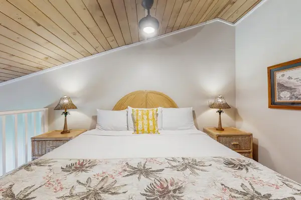 Cozy Bedroom With Tropical Details