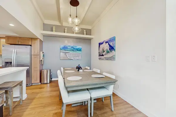 Stylish dining area offers comfortable seating for memorable shared meals together