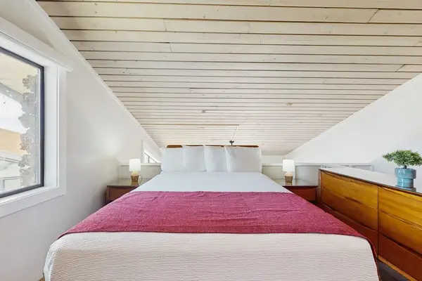 Inviting loft bedroom for restful stays