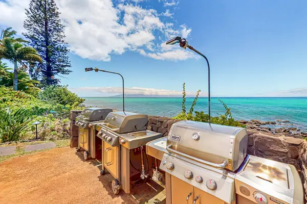 Gas grills available for your use while staying at Mahina Surf Resort.