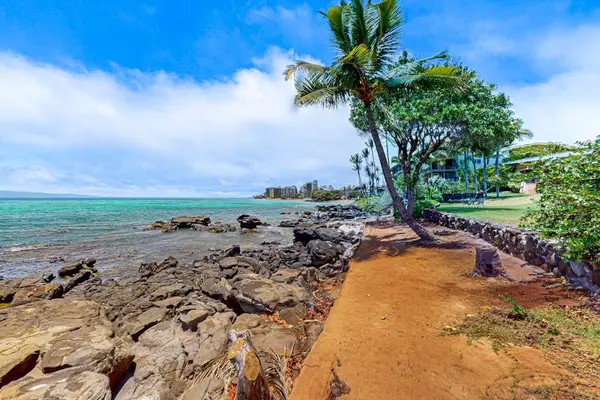 Scenic Coastal Path Along The Turquoise Sea
