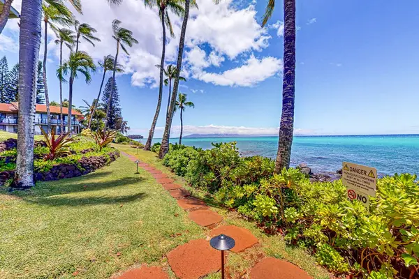 Stroll along the oceanfront garden path