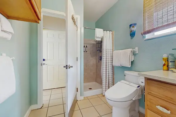 Bathroom with walk-in shower
