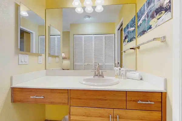 Bright Vanity With Extra Counter Space