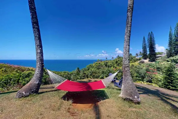 Relax in this hammock and take in the amazing views.