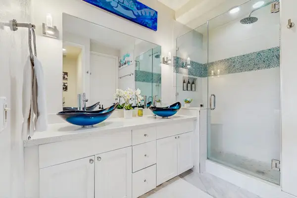 Spa-Style Bathroom With Double Vanity