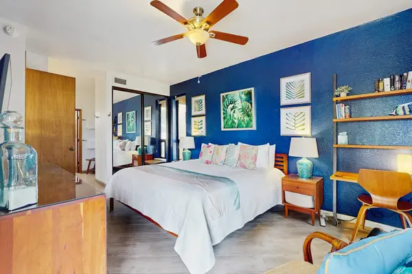 Spacious Bedroom With Coastal Style