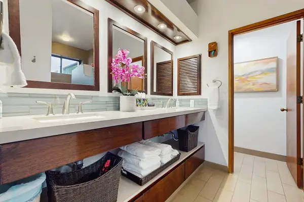 Spa-Inspired Bathroom With Double Vanity