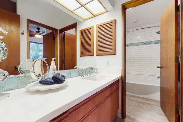 Spacious Bathroom With Double Vanity