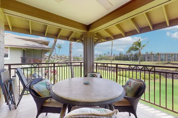 Covered Private Lanai Dining Set with Scenic Views