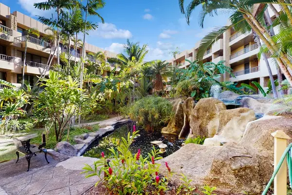 Lush Tropical Gardens And Waterfalls