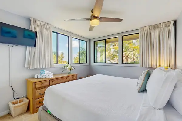 Peaceful Bedroom With Tropical Views