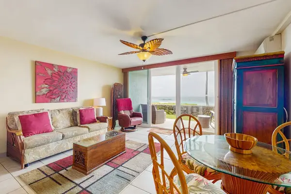 Bright Living Room With Ocean Views