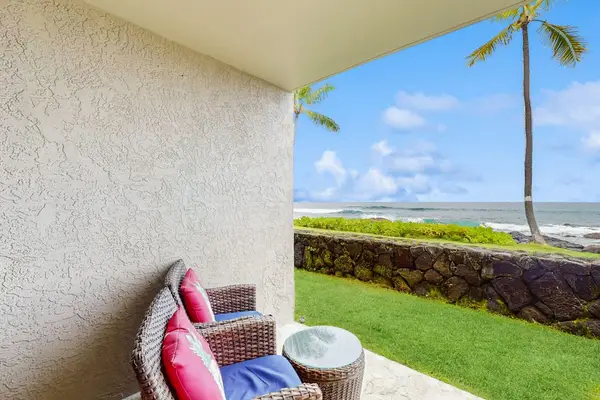 Oceanfront Patio For Morning Coffee