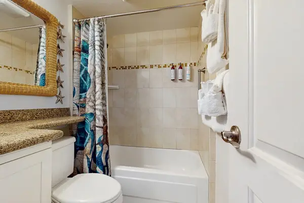 Fresh Full Bathroom With Tub