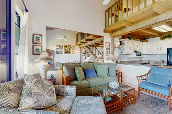 Cozy Living Room With Island Charm