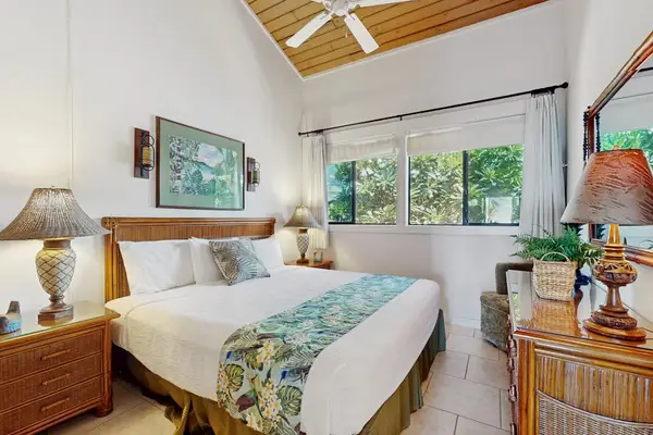 Serene Bedroom With Tropical Views