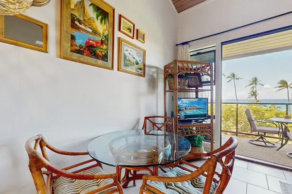 Sunlit Dining Area With Views