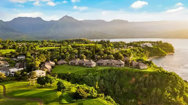 Stunning aerial view of the tropical coastline