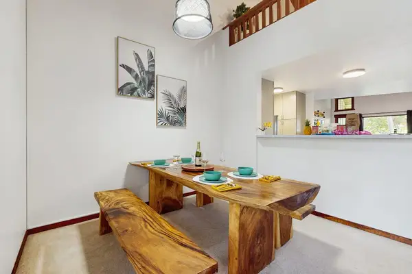 Cozy Dining Space With Open Layout