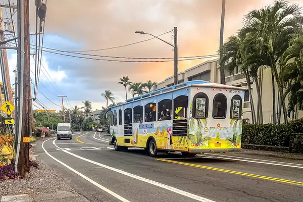 Explore Kona with Convenient Trolley Access