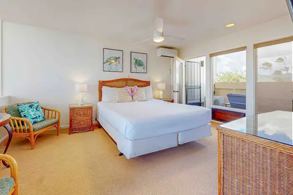 Peaceful king bedroom designed for total relaxation