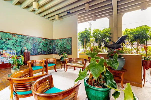 Relax In The Comfortable Open-Air Lounge Space