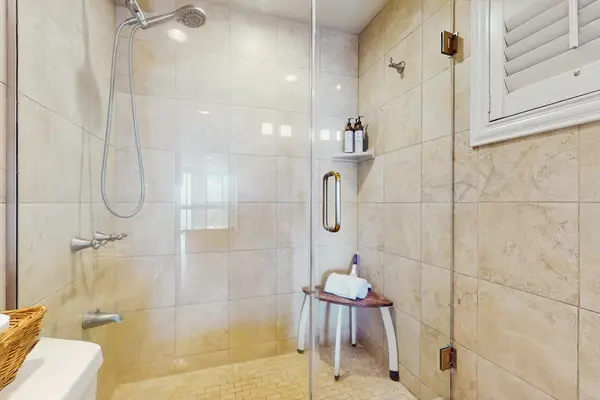 Luxurious Walk-In Rain Shower