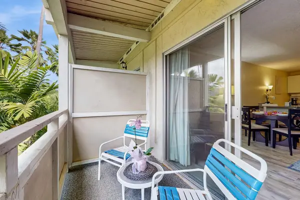 Enjoy your coffee out on your private lanai.