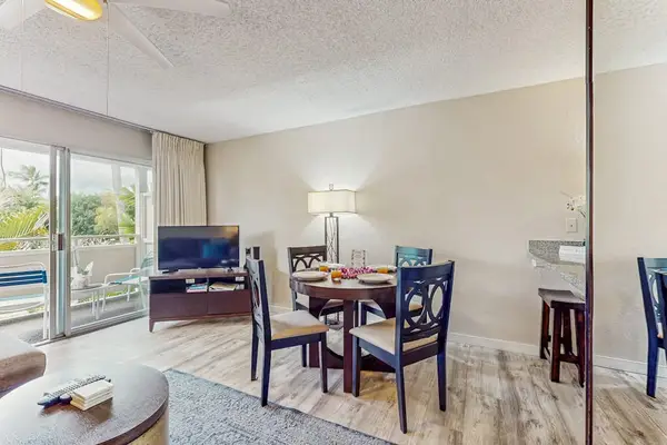 Dining room table for four so that you can enjoy your breakfast before you head out exploring for the day.