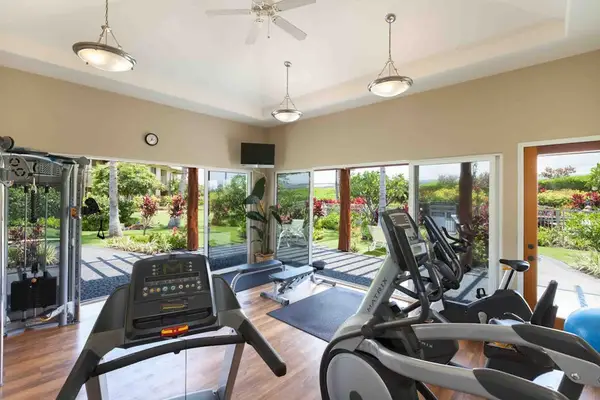 Fitness center with modern exercise equipment