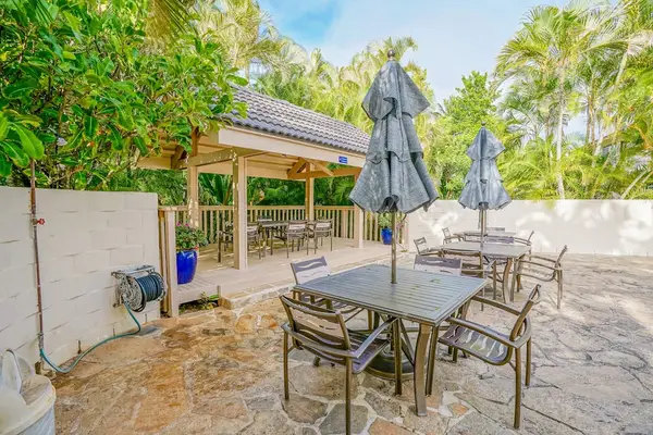 Outdoor BBQ Patio For Island Gatherings