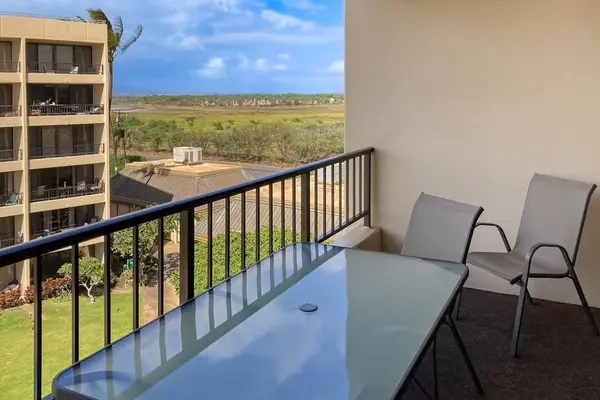 Relax on the private lanai with scenic resort views
