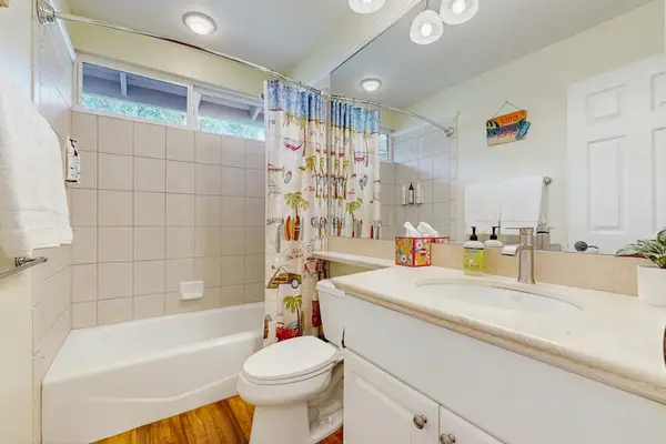 Full bathroom with modern amenities