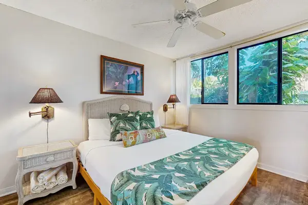 Serene Tropical Bedroom With Garden Views