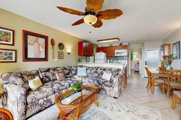 Bright Tropical Living Space With Island Charm
