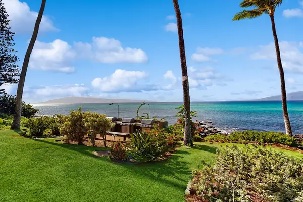 Oceanfront Lawn With Scenic Island Views