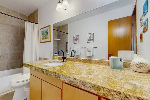Elegant Bathroom With Granite Vanity
