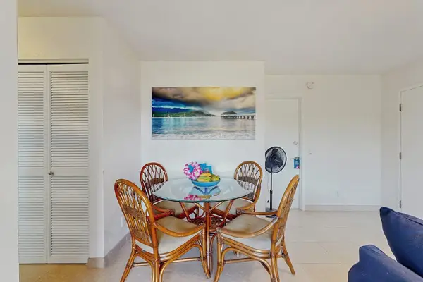 Dining room with seating for four.