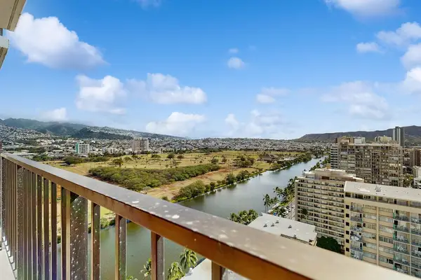 Relax outdoors while enjoying the breathtaking view beyond.