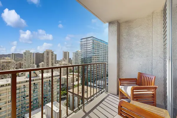 Unwind outdoors while taking in the beauty stretching beyond the balcony.