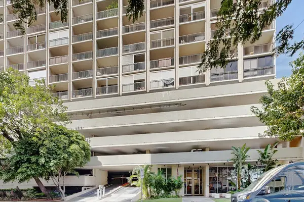 Street view of building entrance