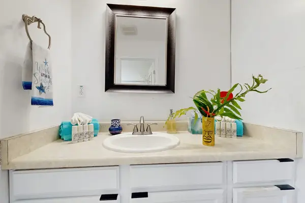 Elegant Vanity With Modern Touches