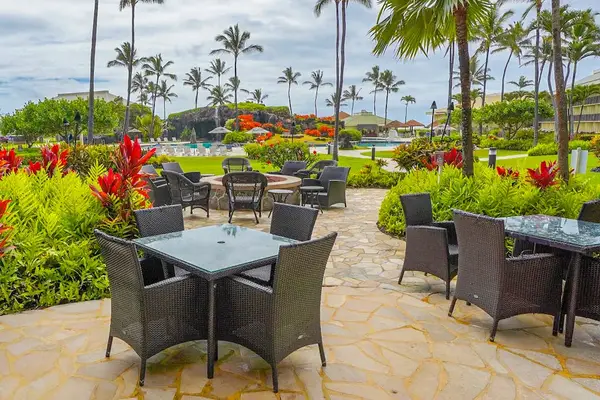 Relax on the patio surrounded by peaceful surroundings